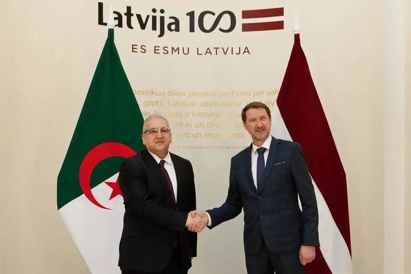 السيد مقرمان يترأس مناصفة مع كاتب الدولة بوزارة الشؤون الخارجية لجمهورية لاتفيا الدورة الثانية للمشاورات السياسية الثنائية الجزائرية-اللاتفية